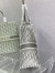 Dior Large Book Tote Bag In Grey Dior Oblique Embroidery