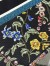 Dior Large Book Tote Bag In Black Dior Petites Fleurs Embroidery