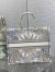 Dior Large Dior Book Tote In Multicolor Rêve d'Infini Embroidery