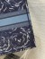 Dior Large Book Tote Bag In Blue Dior Roses Embroidery 