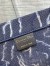 Dior Large Book Tote Bag In Blue Dior Roses Embroidery 