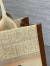 Dior Small Book Tote Bag with Strap in Beige Oblique Embroidered Raffia