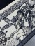 Dior Small Book Tote Bag with Strap in Zodiac Embroidery and Black Calfskin 