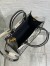 Dior Small Book Tote Bag with Strap in Zodiac Embroidery and Black Calfskin 