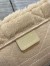 Dior Large Book Tote Bag In Beige Cannage Shearling