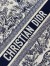 Dior Large Book Tote Bag In Blue Toile de Jouy Embroidery