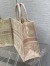 Dior Large Book Tote Bag In Pink Toile de Jouy Embroidery