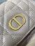 Dior Caro Small Backpack in Beige Macrocannage Lambskin