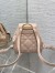 Dior Caro Small Backpack in Pink Macrocannage Lambskin