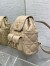 Dior Caro Medium Backpack in Beige Macrocannage Lambskin