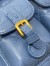 Dior Caro Medium Backpack in Blue Macrocannage Lambskin