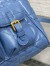 Dior Caro Medium Backpack in Blue Macrocannage Lambskin