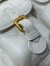 Dior Caro Medium Backpack in White Macrocannage Lambskin