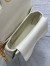 Dior Mini Jolie Top Handle Bag in White Cannage Calfskin