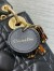 Dior Lady Dior Mini Bag with O-links in Black Cannage Lambskin
