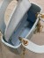 Dior Lady Dior Mini Bag with Chain in Pale Blue Cannage Lambskin