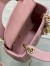 Dior Lady Dior Mini Bag with Chain in Pink Cannage Lambskin