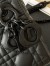 Dior Lady Dior Mini Chain Bag In Black Ultramatte Calfskin