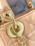 Dior Lady Dior Mini Chain Bag with Chain in Nude Patent Calfskin