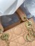 Dior Lady Dior Mini Chain Bag with Chain in Nude Patent Calfskin
