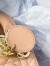 Dior Lady Dior Mini Chain Bag with Chain in Nude Patent Calfskin