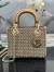 Dior Lady Dior Mini Chain Bag in Square with Strass and Beads