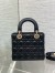 Dior Dioramour Small Lady Dior Bag in Black Cannage Lambskin