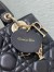 Dior Dioramour Small Lady Dior Bag in Black Cannage Lambskin
