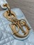 Dior Small Lady Dior My ABCDior Bag in Pale Blue Lambskin