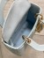 Dior Small Lady Dior My ABCDior Bag in Pale Blue Lambskin