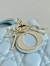 Dior Small Lady Dior My ABCDior Bag in Placid Blue Lambskin