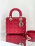 Dior Small Lady Dior My ABCDior Bag in Red Lambskin