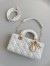 Dior Lady D-Joy Small Bag In White Cannage Lambskin