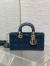 Dior Lady D-Joy Medium Bag in Navy Blue Cannage Lambskin