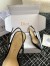Dior Tribales Pumps Slingback 80mm in Black Patent Calfskin