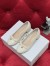 Dior Ballet Pumps in White Quilted Cannage Calfskin