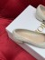 Dior Ballet Pumps in White Quilted Cannage Calfskin