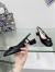Dior Ballet Slingback Pumps in Black Quilted Cannage Calfskin