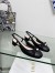Dior Ballet Slingback Pumps in Black Quilted Cannage Calfskin