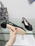 Dior Ballet Slingback Pumps in Black Quilted Cannage Calfskin