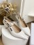 Dior J'Adior Slingback Pumps 65mm In White Patent Calfskin