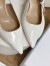 Dior J'Adior Slingback Pumps 65mm In White Patent Calfskin