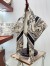 Dior Toile de Jouy Soleil 90 Square Scarf in Beige Silk