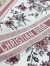Dior Toile de Jouy Mexico 90 Square Scarf in Pink and White Silk 