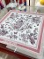 Dior Toile de Jouy Mexico 90 Square Scarf in Pink and White Silk 