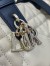 Dior Toujours Small Bag in Beige and Black Macrocannage Calfskin