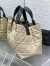 Dior Toujours Medium Bag in Beige and Black Macrocannage Calfskin