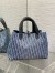 Dior Toujours Medium Bag in Blue Denim Oblique Jacquard