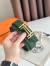 Hermes H au Carre Reversible Belt 32MM in Green and Black Epsom Leather