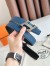 Hermes H Speed Reversible Belt 32MM in Blue Jean Clemence Leather